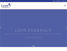 Tablet Screenshot of leonpharmacy.ca